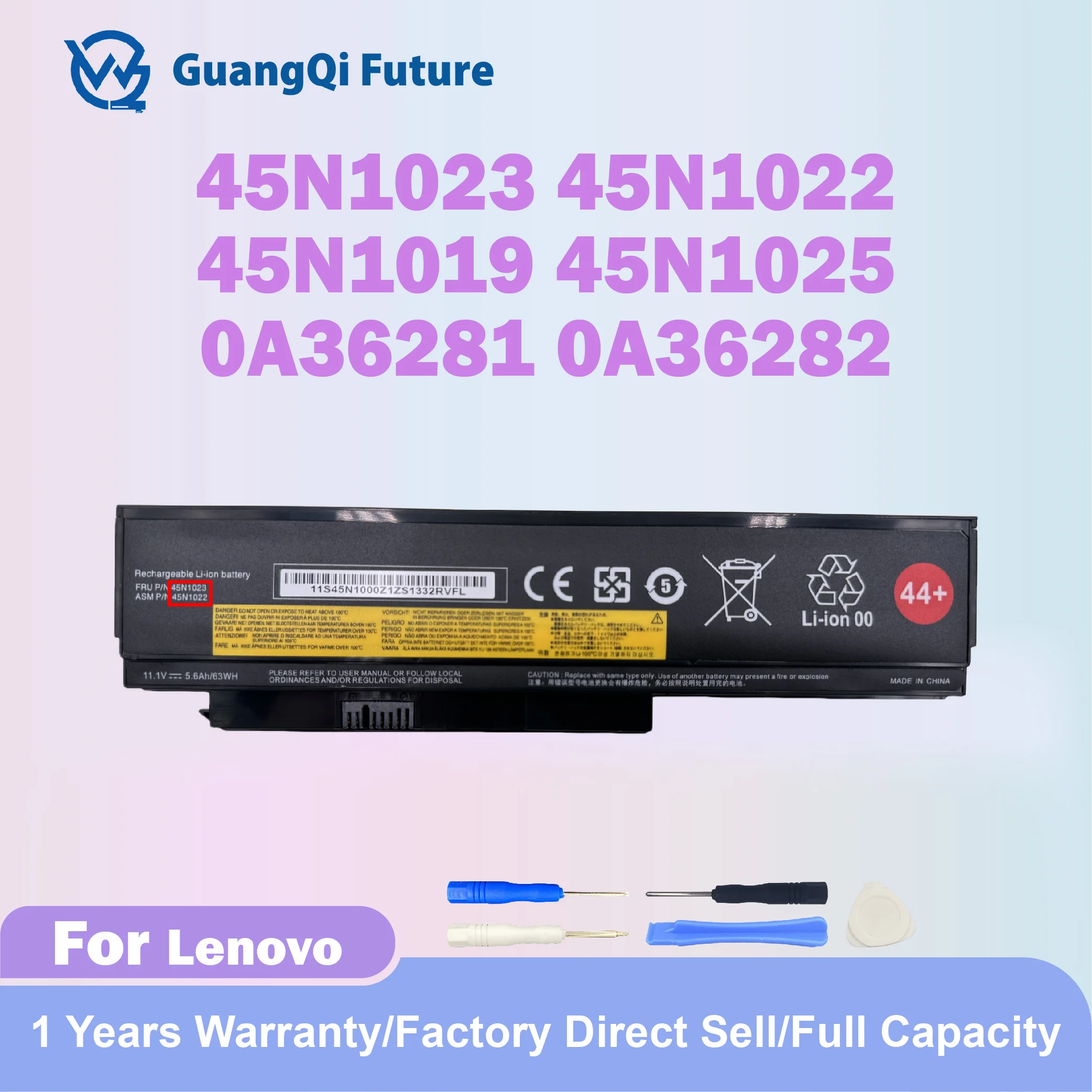X230 44 + 63Wh تبديل البطارية 45N1023 45N1022 45N1019 45N1025 0A36281 0A36282 45N1028 45N1029 لينوفو ثينك باد X230 X230i