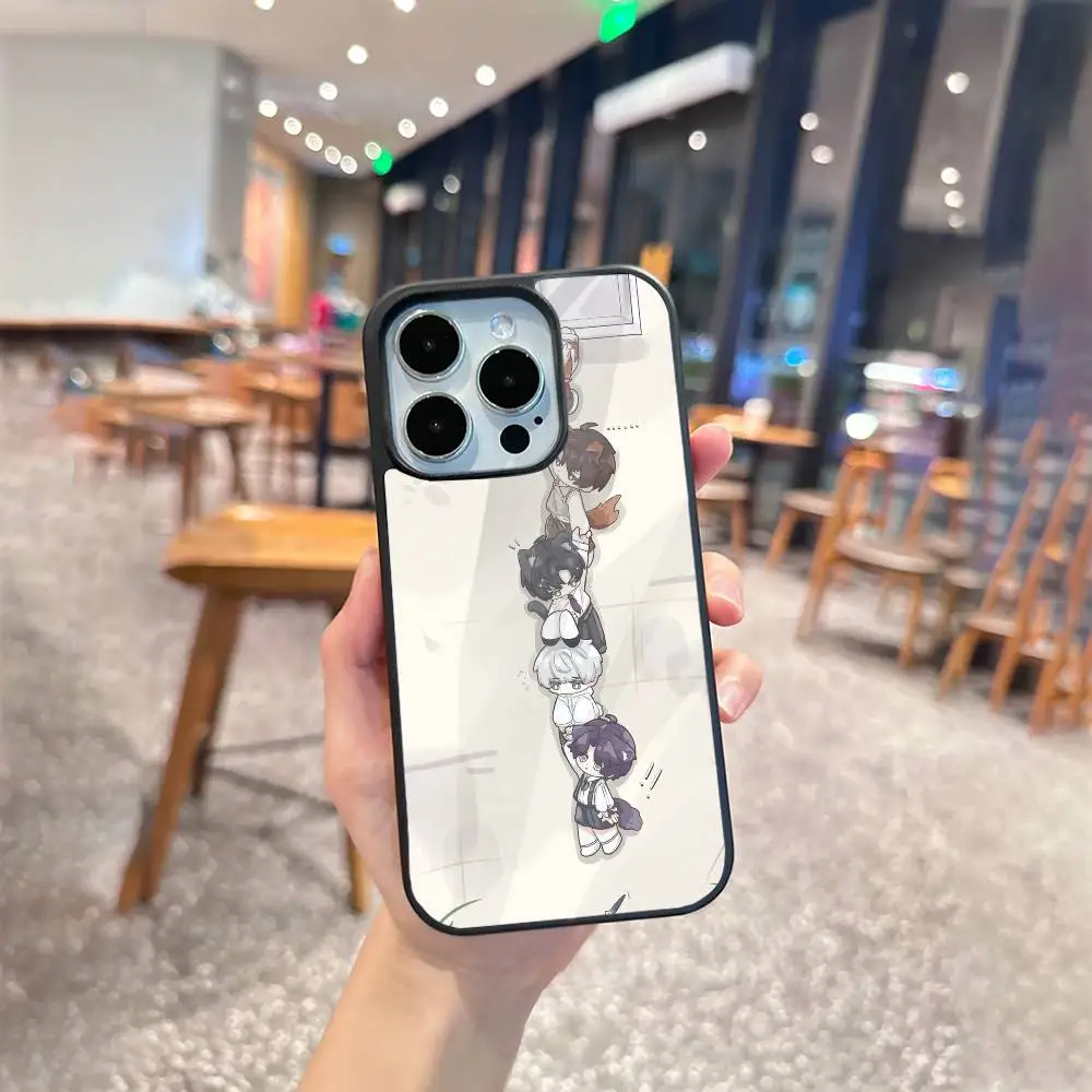 Game Cute Love And D-Deepspace Phone Case For iPhone17,16,15,14,13 Plus,Pro Max Magnetic For Magsafe Wireless Charging