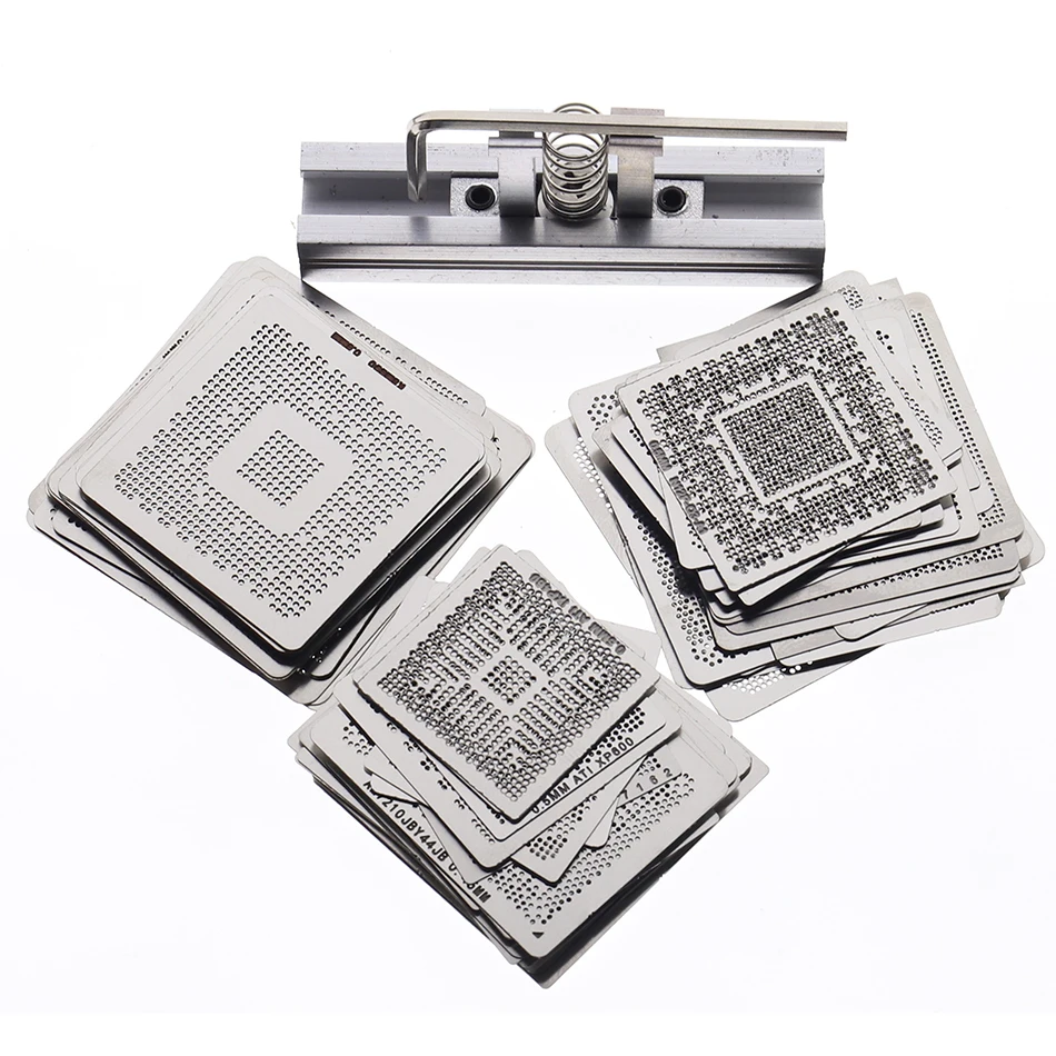 310Pcs BGA Stencils Universal Direct Heated Stencils For SMT SMD Chip Rpair Au11 Dropship