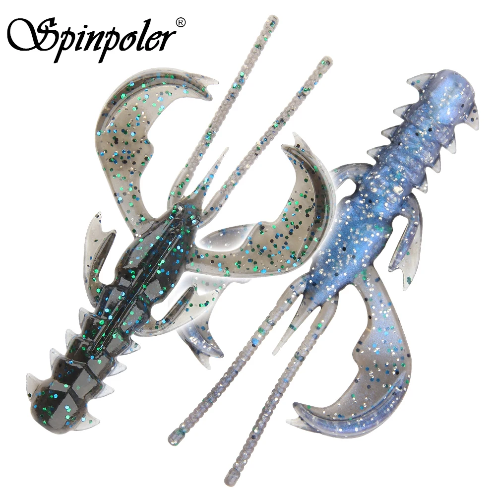 Spinpoler schwimmende UV-Beleuchtung, weicher Angelköder, Garnelenduft, künstliche Köder, gesalzenes schwimmendes Süßwasser, Salzwasser, Barsch, Hecht