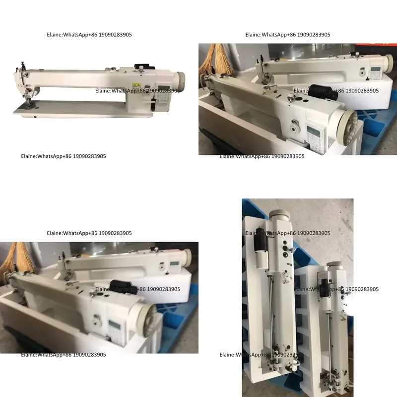 QK-0303L-56/85 Automatic and Botton Feed Long-arm 56cm 85cm Flatbed Lockstitch Sewing Machine Price