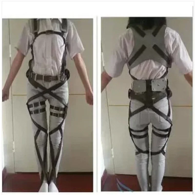 Aanval Op Titan Japanse Anime Shingeki No Kyojin Recon Korps Harnas Riemen Hookshot Cosplay Kostuum Verstelbare Riemen