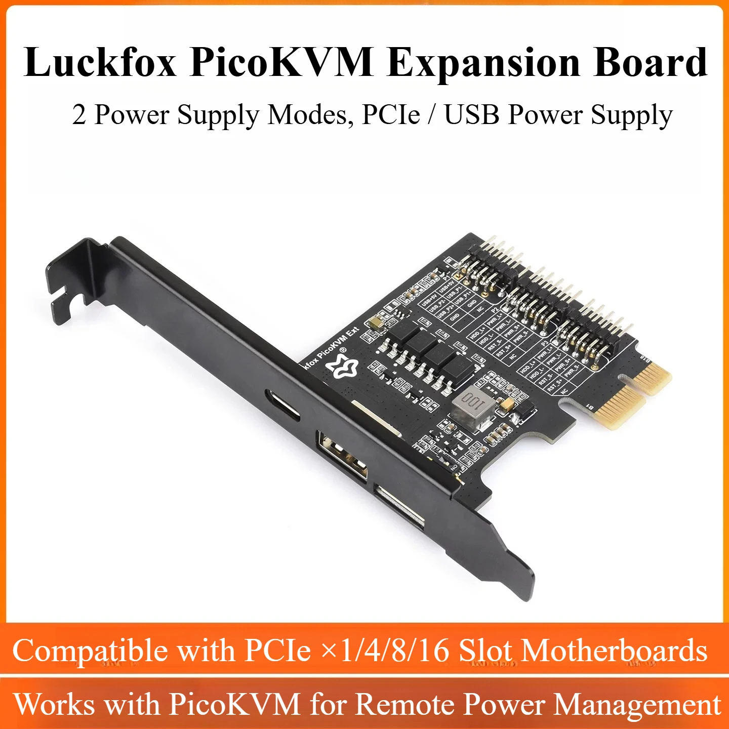 Power Supply - Luckfox PiKVM Remote Power Management Expansion