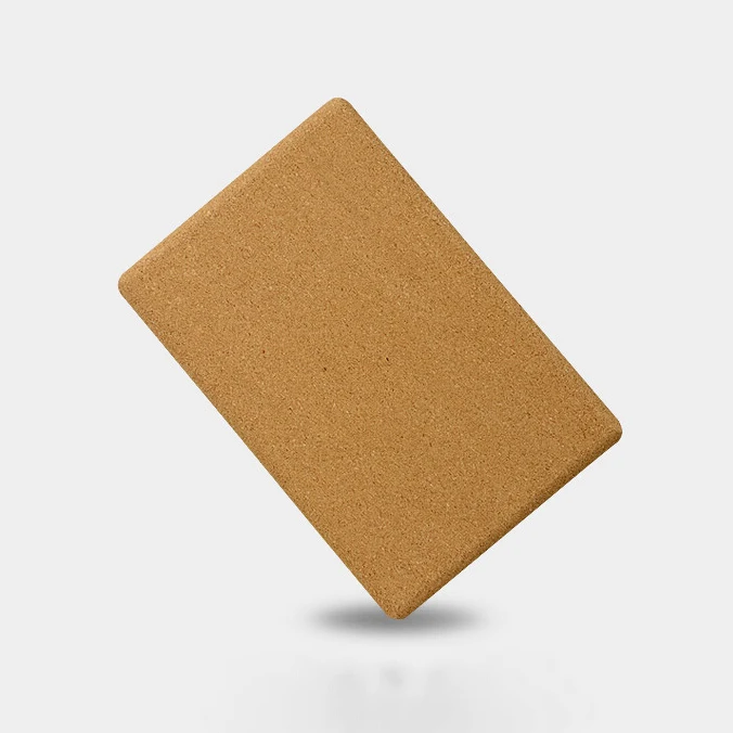 High Quality Custom Octagonal Yoga Block Natural Cork Material High Density Yoga Brick