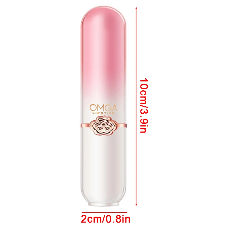 Fashion Balm Peach Color Lipstick Moisturizing Makeup Lip Care Beauty Cosmetics