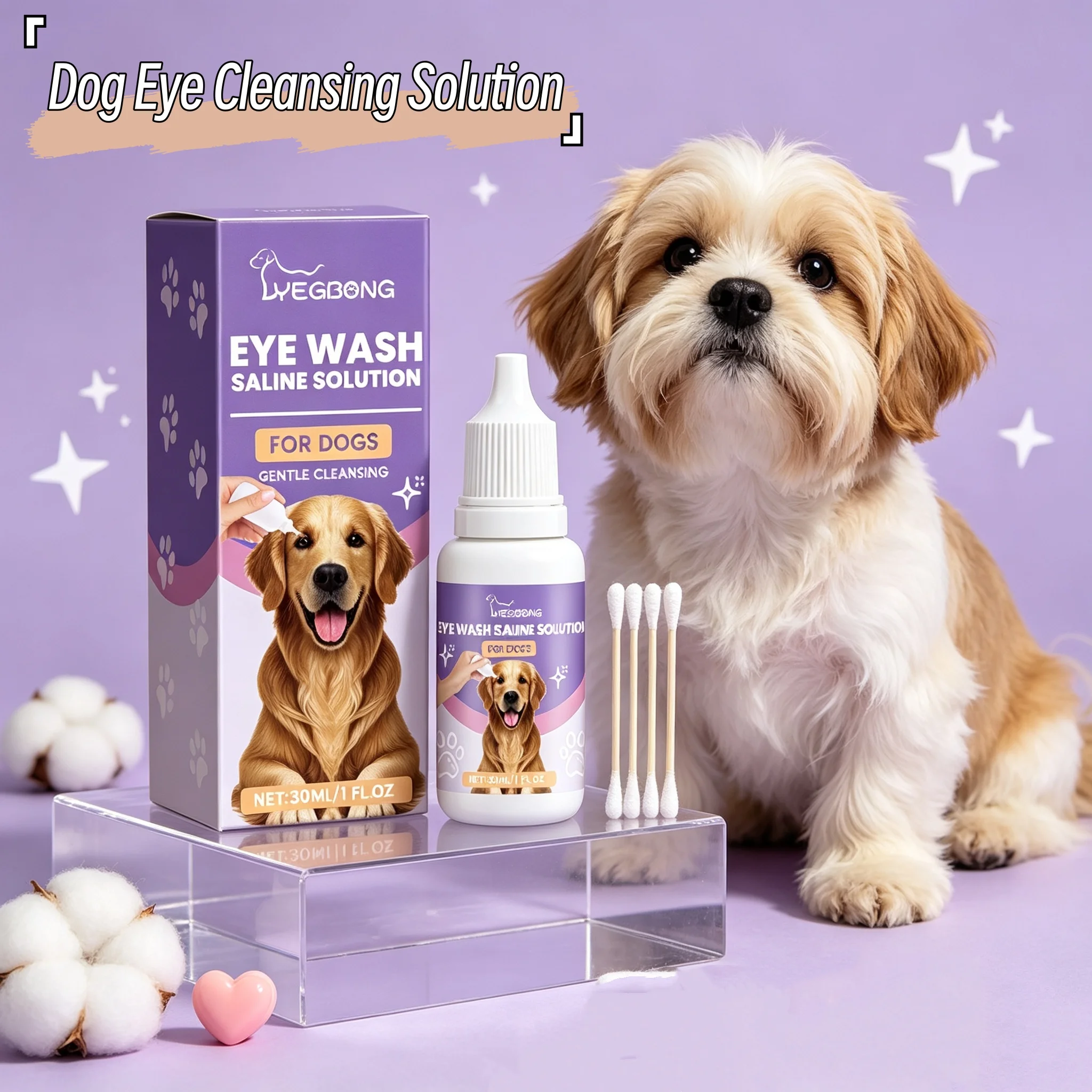 Universal Dog Eye Drops Reduce Dryness Relief Redness Remove Tear Soothing Moisturizing Dog Supplies Dogs Dirt Eliminate Drops