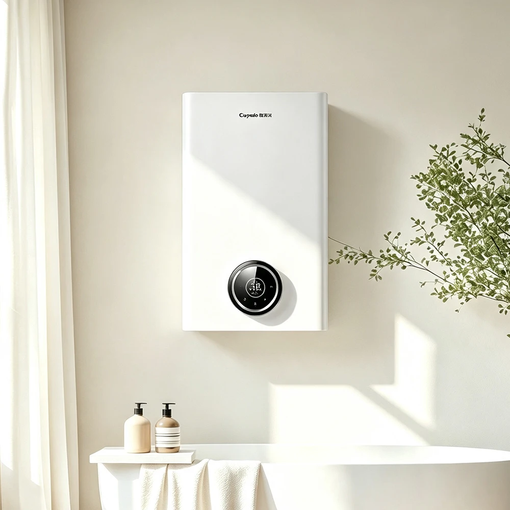 Slim Electric Combi Boiler External Thermostat Support Guesthouse Hotel Multi Zone Hydronic Central Heating System