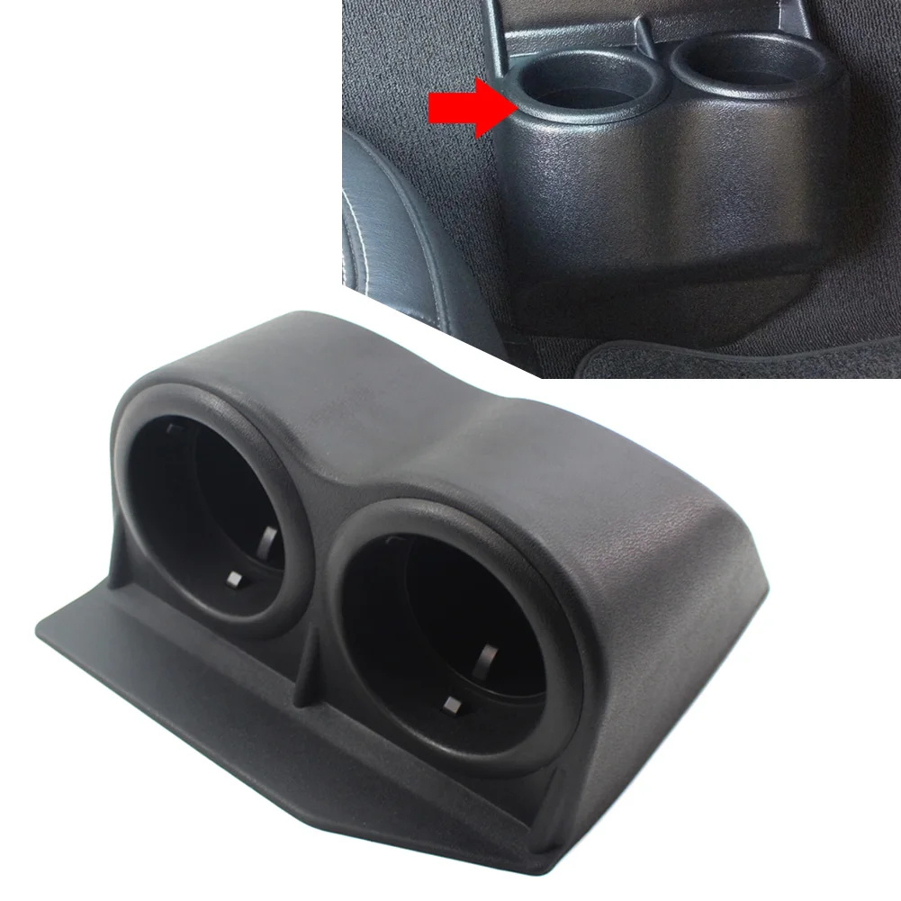 Auto Water Drink Double Cup Holder ABS Black 16186065 For Corvette C5 C6 1997-2013