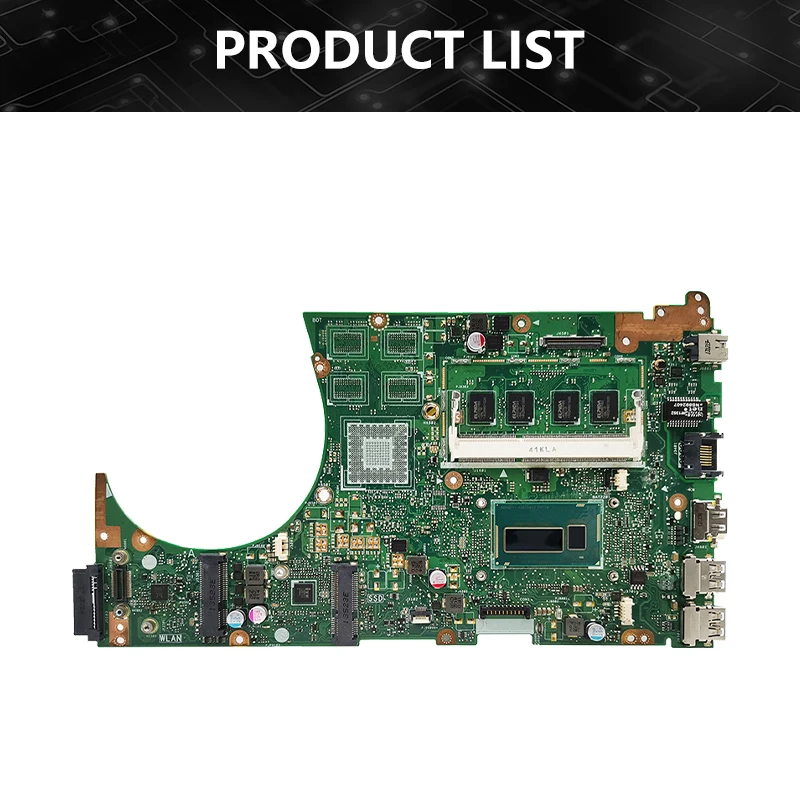 Notebook S551L Mainboard For ASUS S551LN S551LB R553L S551LA Laptop Motherboard CPU I3 I5 I7 4th Gen 4G RAM GT740M/GT840M