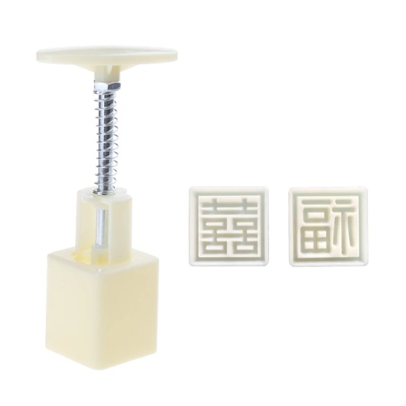 

Mooncake Mould Press Set DIY Mooncake Baking Tools Plastic Material for Mooncake Drop shipping