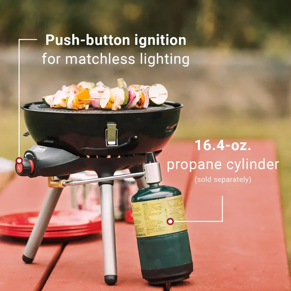 

Coleman 4-in-1 Portable Propane Gas Camping Stove, 1 Burner, Camping Cooking，Backpacking Hiking, Fashion，New!