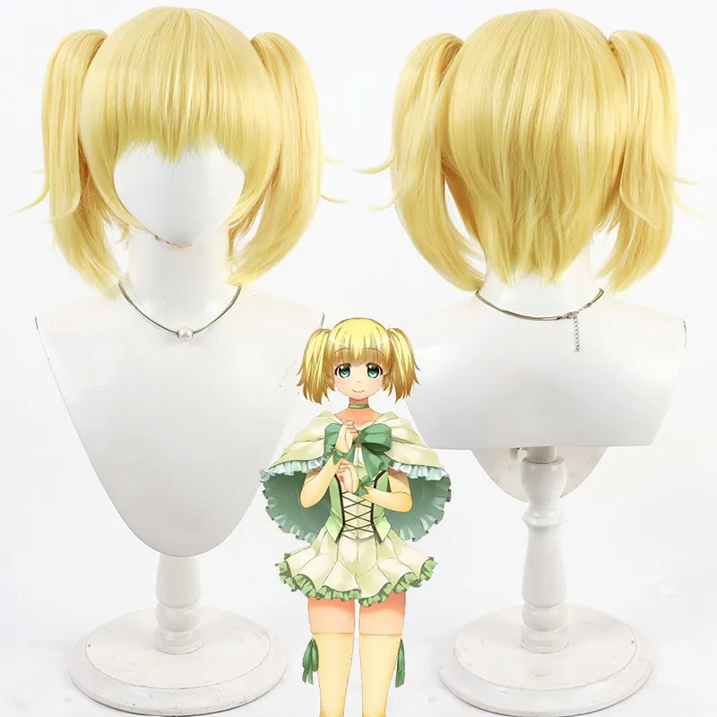 

Yukyu Gensokyoku Revival Maria Cosplay Wig Halloween Carnival Party Props Synthetic Hair Heat Resistant Fiber + Wig Cap