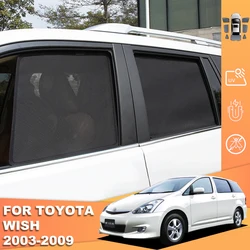 For Toyota WISH  AE10 2003-2009 Magnetic Car Sunshade Shield Front Windshield Frame Curtain Rear Side Window Sun Shade Visor