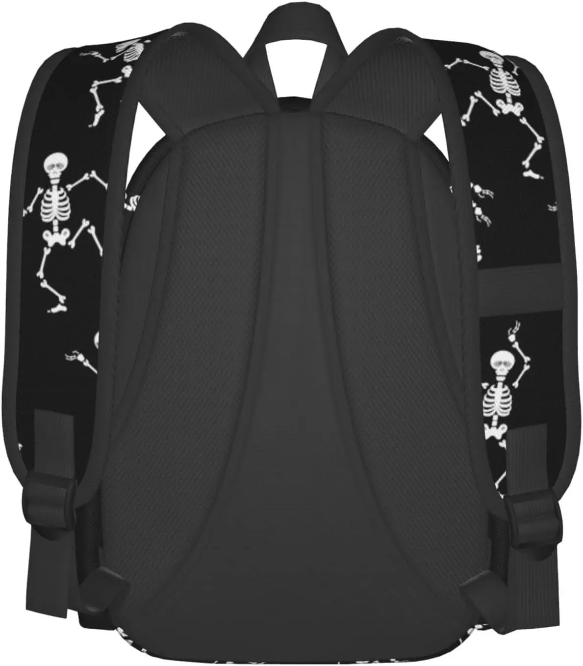 Halloween Dancing Skeleton School Backpack Casual Sports Goth Skull Bookbag Travel Laptop for Students Boys Girls