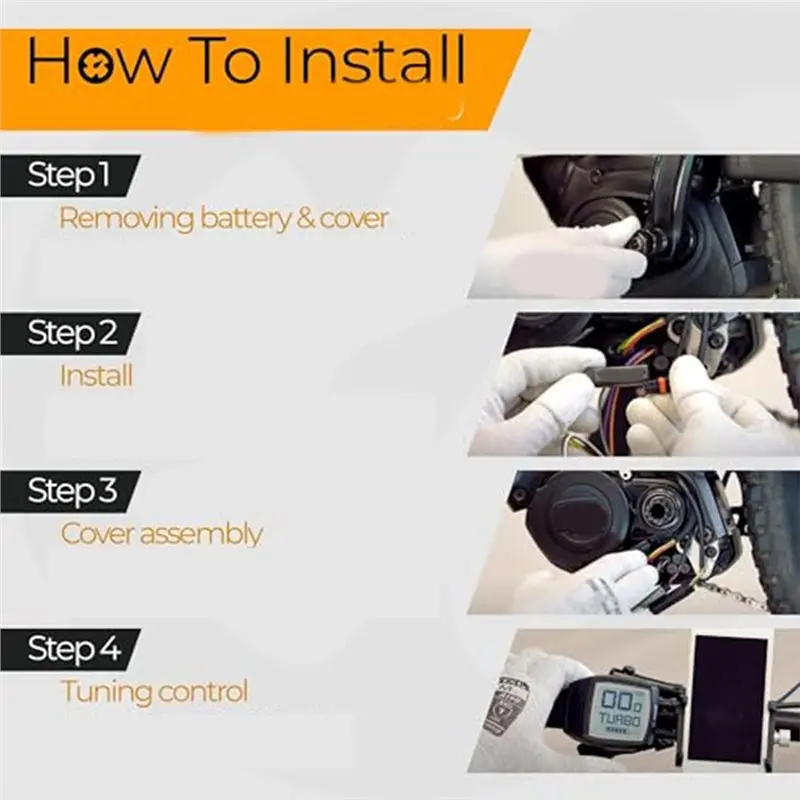 【RECOMMEND】 Estrattore di manovella Speedbox 3.0/velocità illimitata per motori chip /Ebike Tuning