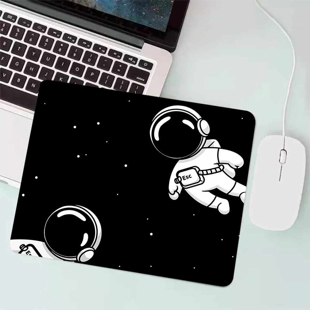 Espaço bonito do astronauta Grande Gaming Mouse Pad, computador Mousepad, tapete do rato do PC Gamer, tapete do teclado do portátil, almofada da mesa, XXL