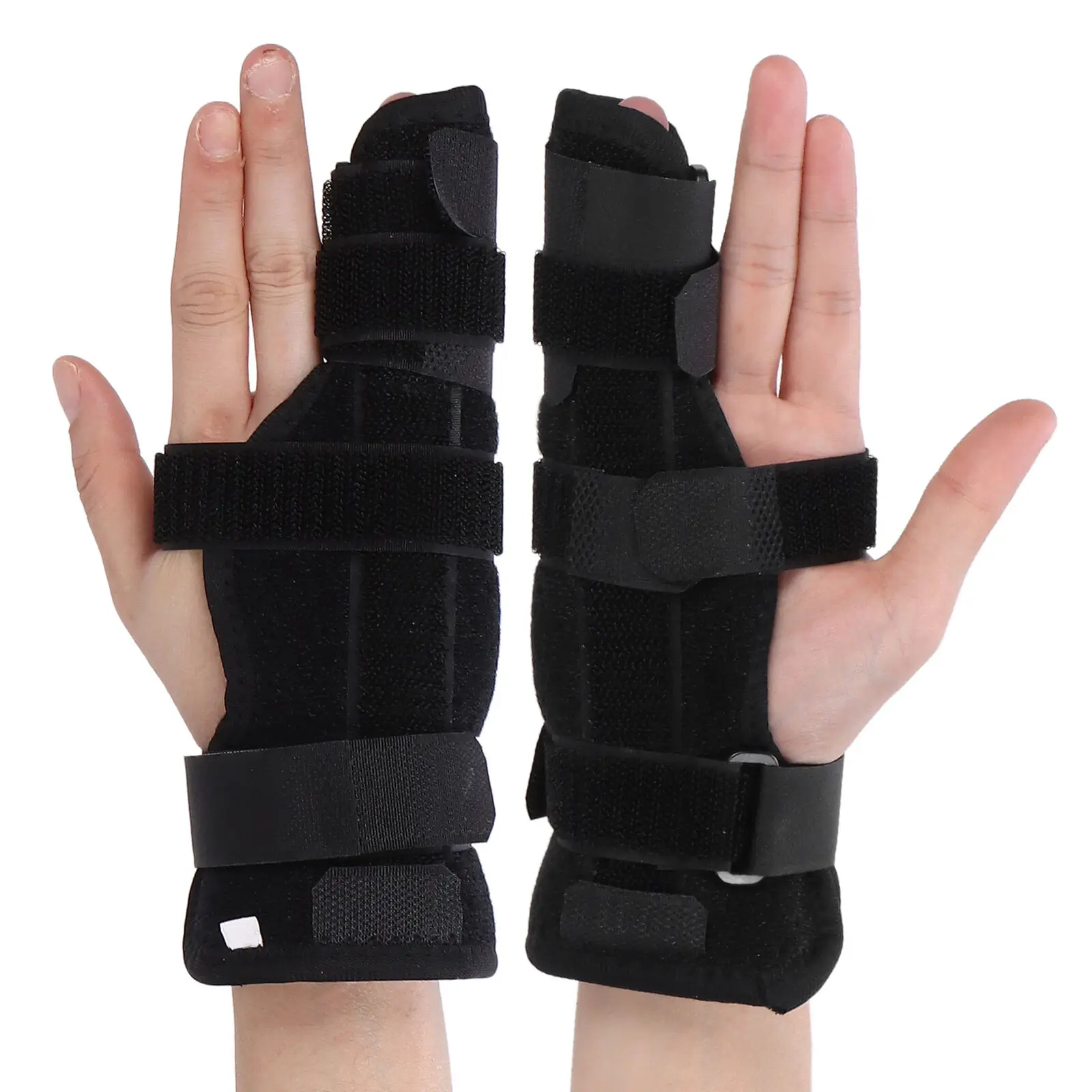 Adjustable Finger Fracture Splint Ring Finger Thumb Sprain Fixation Brace Finger Support Splint Sweatproof Breathable Brace