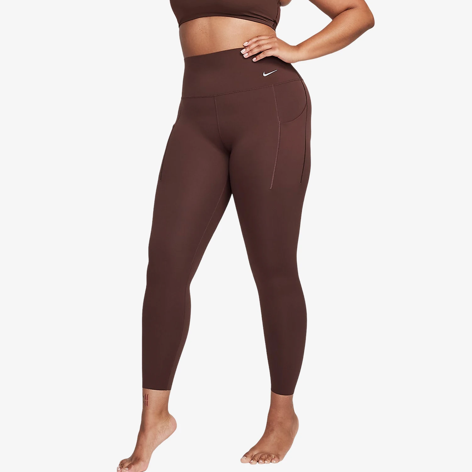 

Оригинальные новые женские дышащие облегающие капри с высокой талией Nike DQ5898-227