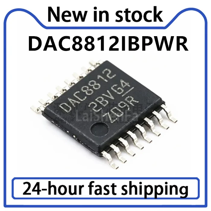 1PCS New DAC8812IBPWR DAC8812ICPWR DRV8812 TSSOP-16 Multiplying Digital To Analog Converter Chip in Stock