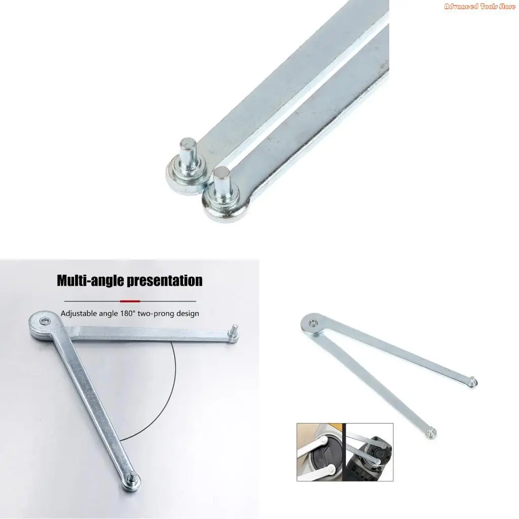Reinforced Steel Grinder Disc Installation Wrench Adjustable Bolt Grip W91B