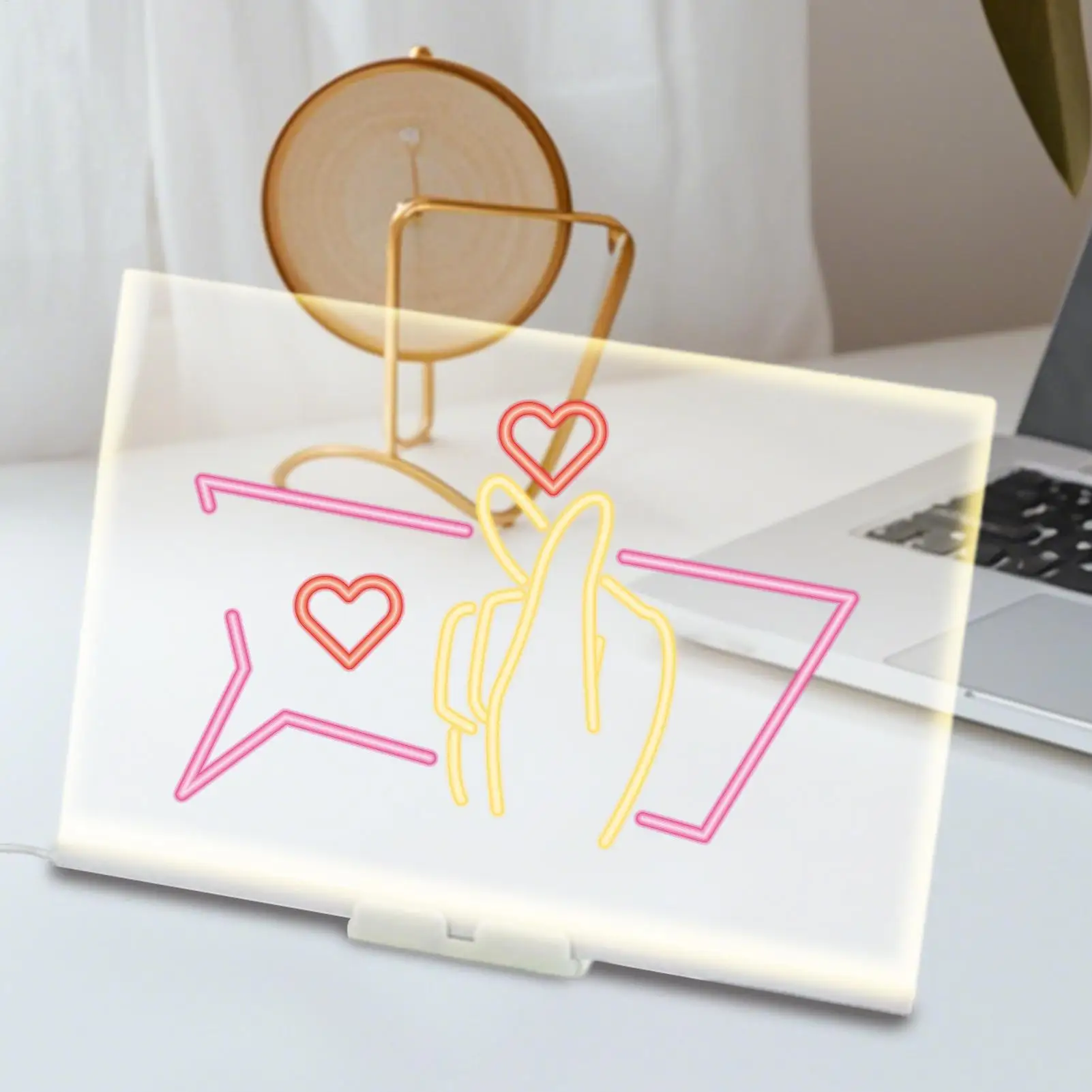 

LED Writing Board Toddler Painting Board Educational Drawing Supplies Erasable Doodle Tool For Travel Boys Girls Kindergarten