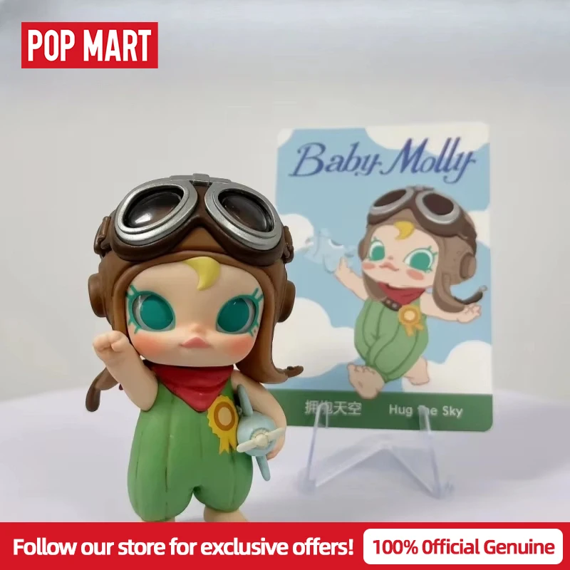 حقيقي POPMART الطفل مولي بلدي المعانقة اكتشاف سلسلة صندوق أعمى اللعب أنيمي عمل الشكل Caixa Caja مفاجأة هدية عيد ميلاد