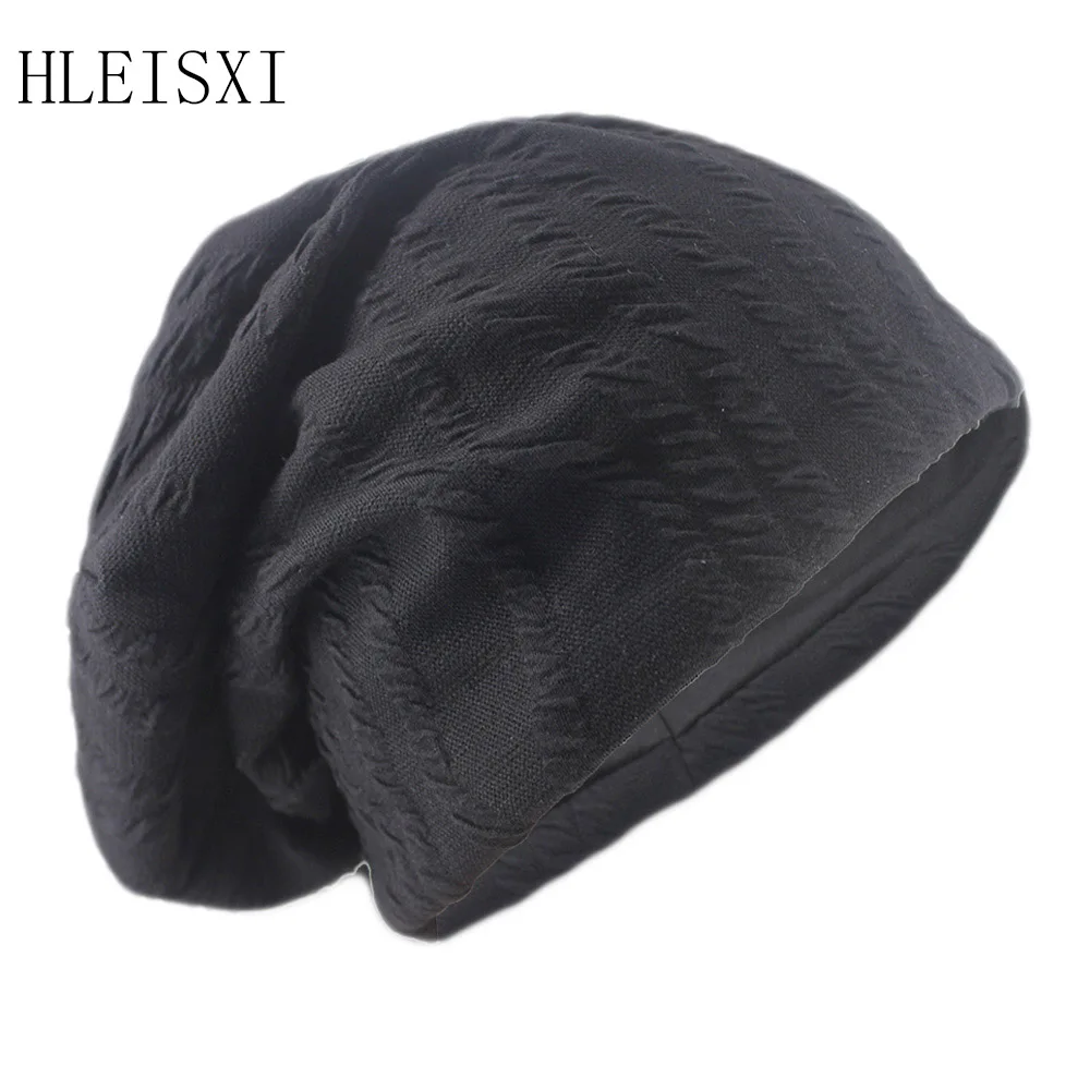 New Fashion Autumn Spring Warm Skullies Beanies Adult Men And Women Stripe Outdoor Causal Hat Turban Girls Soft Beauty Bonnet