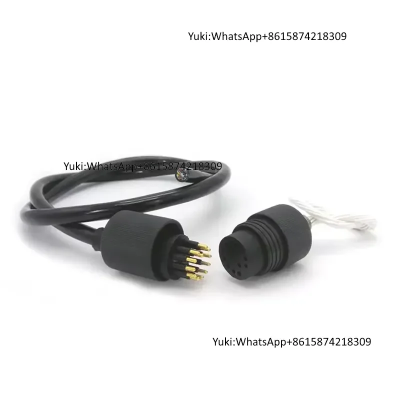 IP69 Waterproof IL12M BH12F 12pin Seacon Subconn Plug Cable Underwater Circular Connector for ROV Marine Electrical Equipment