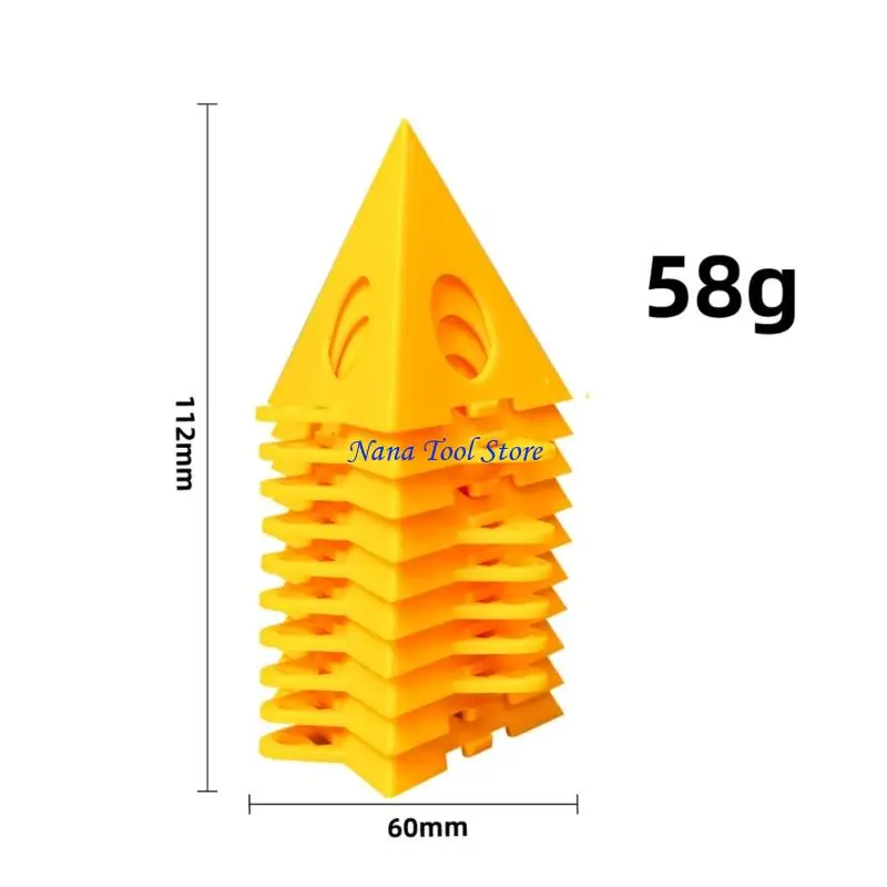 31GJ 36Pcs Paint Stands Triangle Paint Pad Pyramid Stands Woodworking Tripod Sprays