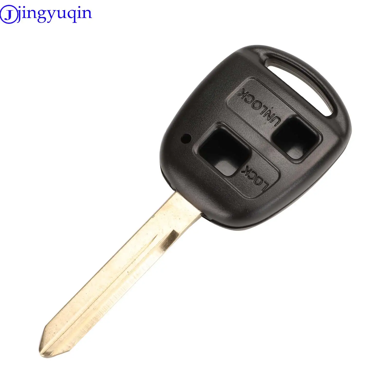 jingyuqin 2/3 Buttons Remote Car key Shell For Toyota RAV4 Prado Tarago Kluger Avensis Toy47