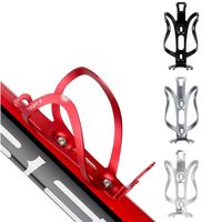 Aluminum Alloy Bicycle Bottle Cage Red Black Silver Ultralight Bike Water Bottle Holder Water Drink Holder Rack