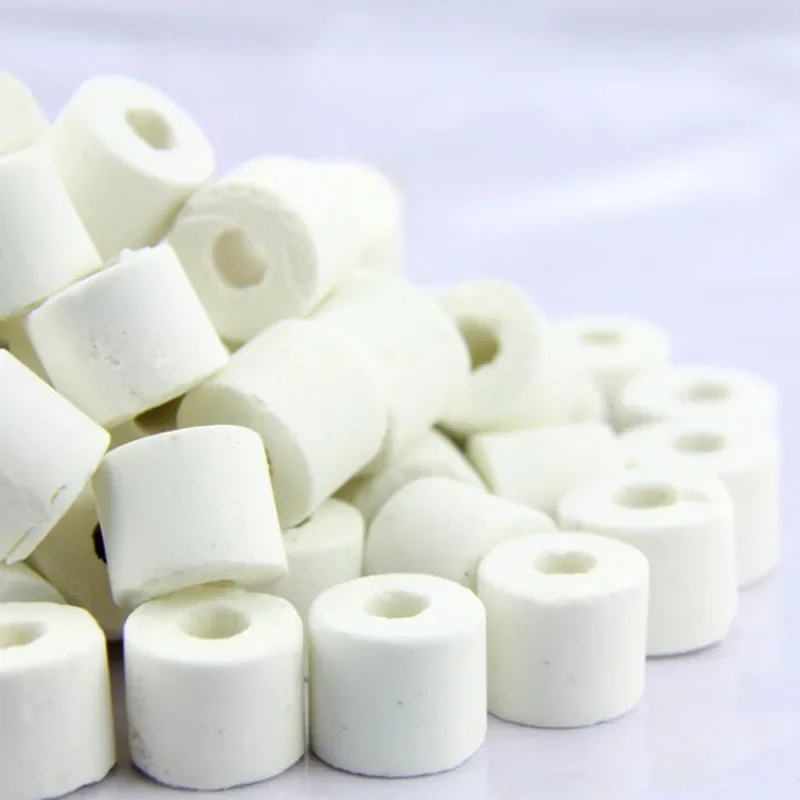 100g/250g/500g/1000g Filtr akwariowy Pierścień ceramiczny do akwarium Pierścień szklany Pierścień biologiczny Dom bakteryjny Filtr do akwarium Media filtracyjne