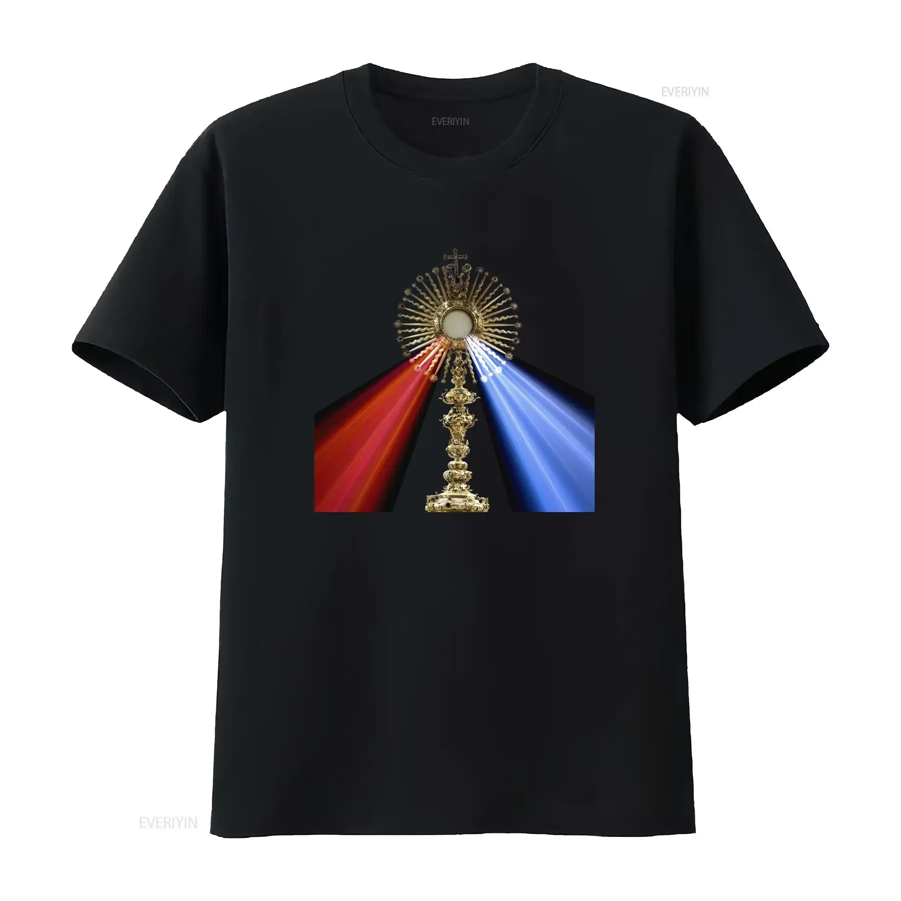 Jesus Divine Mercy Eucharist Holy Host Mass Catholic Prayer Active T Shirt vintage Washed Casual streetwear Stylish Stretched