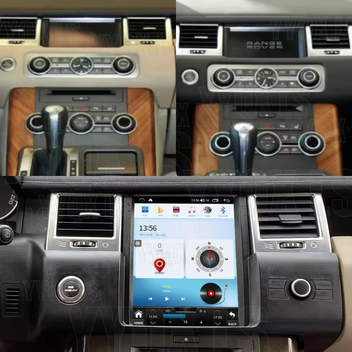 Android 15 Car Multimedia Player For Range Rover Sport L320 2009-2013 Auto Stereo Radio Receiver GPS Navigation WIFI Head Unit