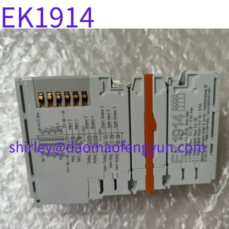 Used EK1914 moduleFunctional testing package is ready