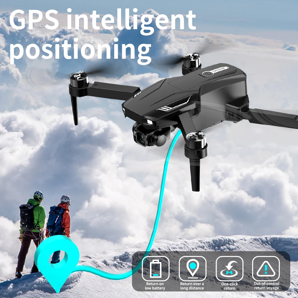 Drone Gimbal 2 Axis - F204 Drone 5.5 pouces screen3-Axis cardan