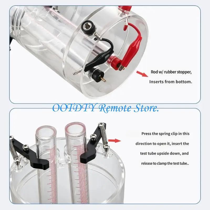  Water Electrolysis Demonstrator with Metal Supports Components