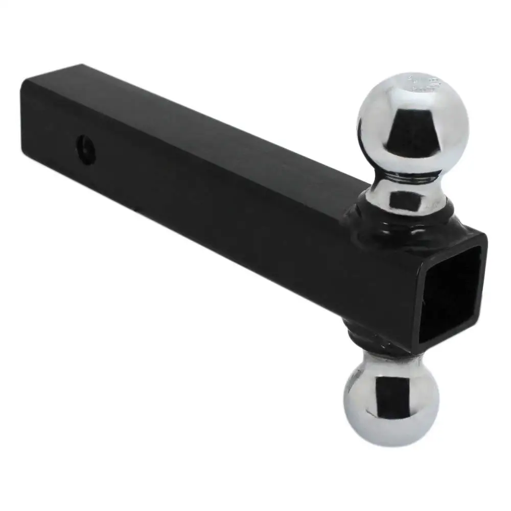 Trailer Ball Mount with Double Welded Hitch Balls with Hitch Pin & Lock- 5000 lbs 1-7/8