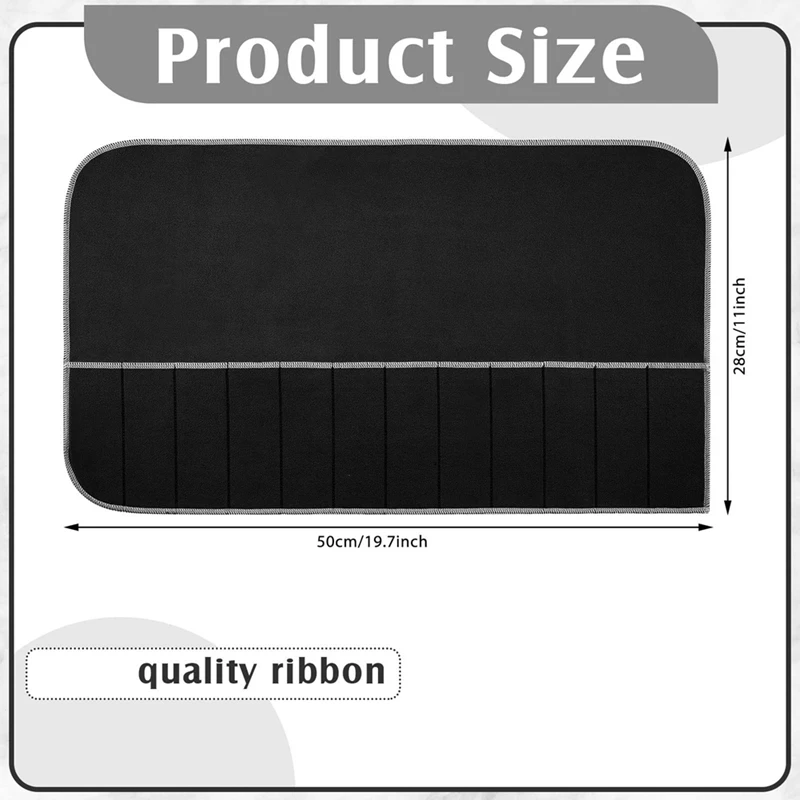 Sacs de rangement argentés pour grillades, sacs de protection argentés pour couverts en feutre