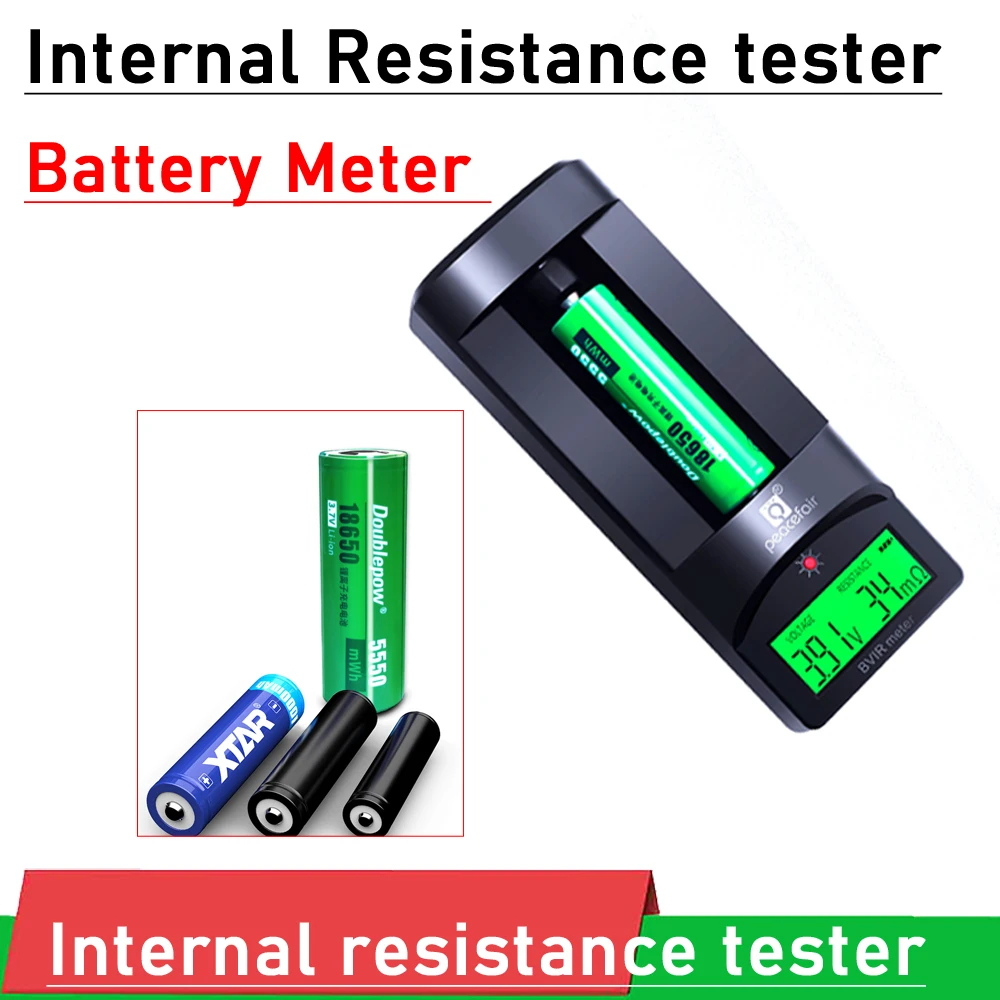 Lithium Battery Internal Resistance tester Voltmeter SOC Meter FOR 3.2V 3.7V 18650 AAA AA Li-ion LTO Lifepo4 Batteries charger