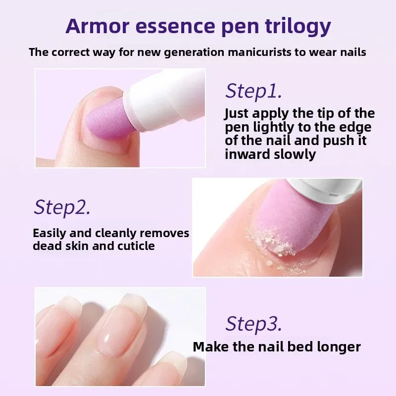 علاج الأظافر الأظافر حافة النفط إزالة الجلد الميت Antibarb لينة تنشيطات مسمار التغذية النفط القلم مسمار الفن اكسسوارات بالجملة