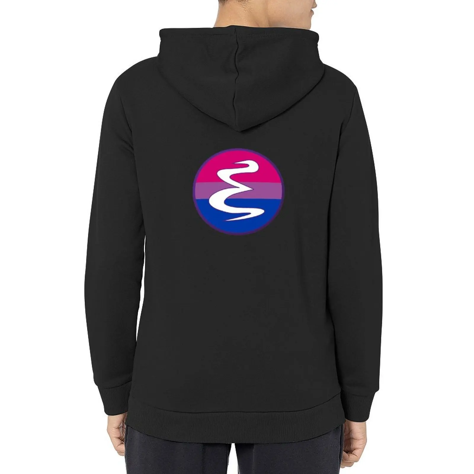 

Bisexual Pride Emacs Logo Hoodie men's winter sweater mens clothing autumn autumn new products pullover hoodies
