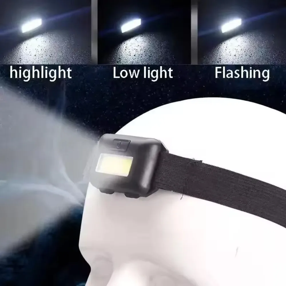 Super Bright LED Headlamp Head-mounted Lighting Flashlight Cap Light Strong Light Outdoors Flashlight Hiking Lamp