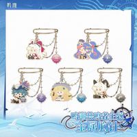 New Wuthering Waves Anime Brant Carlotta Zani ROCCIA Phoebe Metal Badge Backpack Button Clothes Collar Badge Brooch Decor Gift