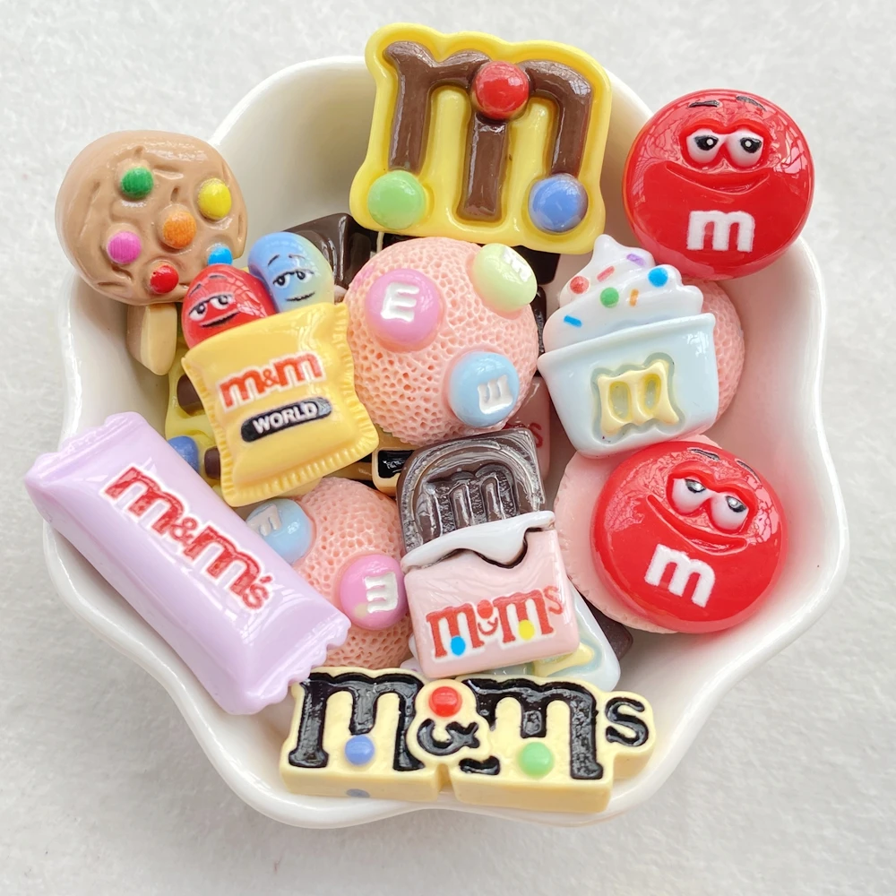 10Pcs Cute Cute cartoon Flat Back Resin Scrapbooking DIY Jewelry Craft Decoration Accessorie