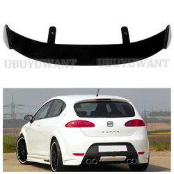 Spoiler Wing For Seat Leon Cupra and mk2 cupra R ABS Plastic Car Roof Spoiler Rear Tail  Lip Wing Seat Leon Car Accessories