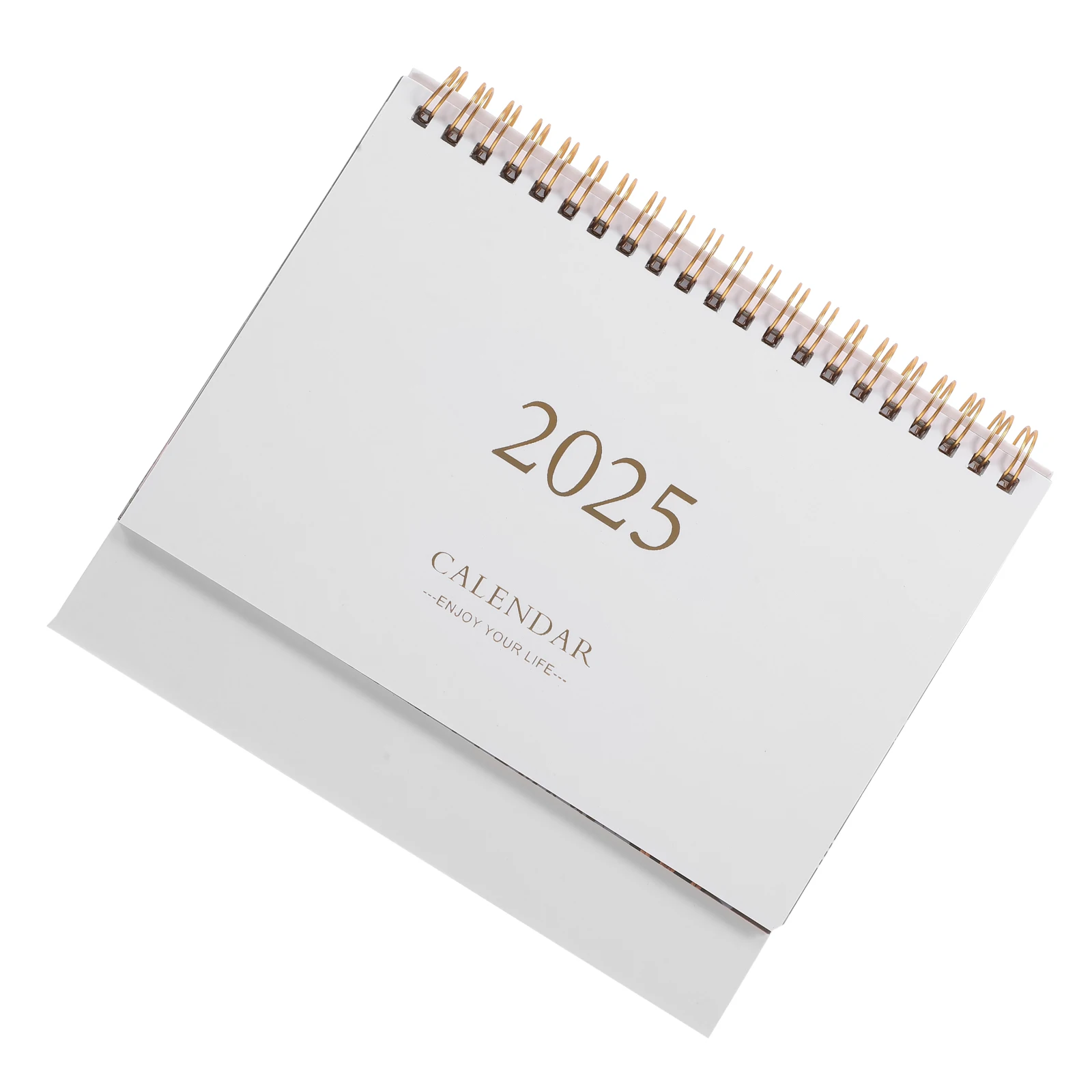 

Настольный календарь 2025, бумажный перекидной календарь, переплет на металлической катушке, перекидной на 360 градусов, компактный настольный планировщик, офисное расписание работы учителя