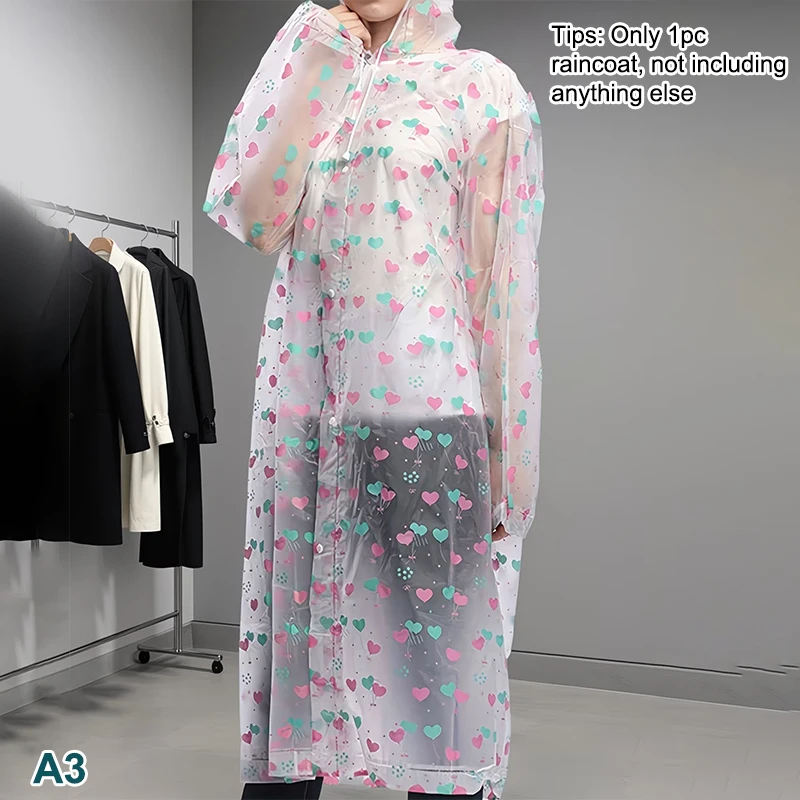 Windproof, All-Season Thickened Full-Body Raincoat Hooded EV