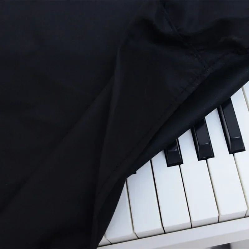 61/88 Keys Piano Keyboard Covers Piano Keyboards Stretchable Dust Proof Folding Waterproof Covers With Drawstring Locking Clasps