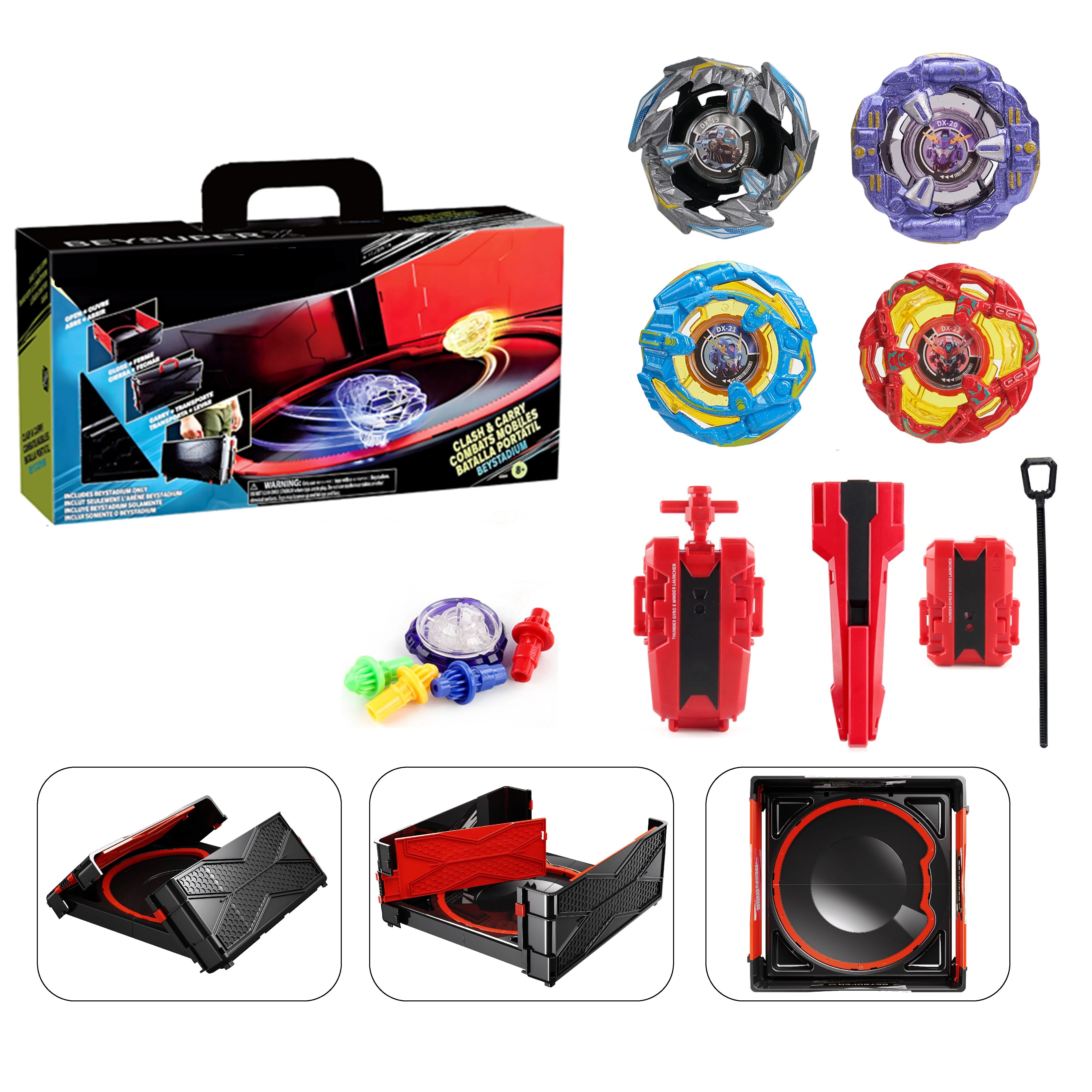 BX UX CX Stadium SB-Solong4u Wirujące Kostki Gyro Combat BOX Zabawki Prezentowe